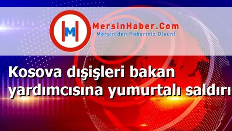 Kosova dışişleri bakan yardımcısına yumurtalı saldırı