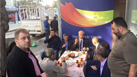 Kırıkkalelili iş adamının kahvaltısına herkes davetli