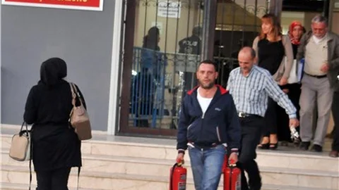 Soma davasında mahkemenin yangın söndürme tüpü de boş çıktı
