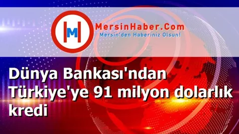 Dünya Bankası'ndan Türkiye'ye 91 milyon dolarlık kredi
