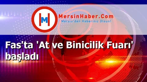 Fas'ta 'At ve Binicilik Fuarı' başladı