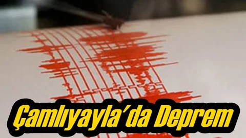 Çamlıyayla'da Hafif Şiddetli Deprem