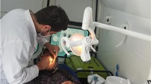 Karaman Toplum Sağlığı Merkezi ağız ve diş sağlığı için köylere gidiyor