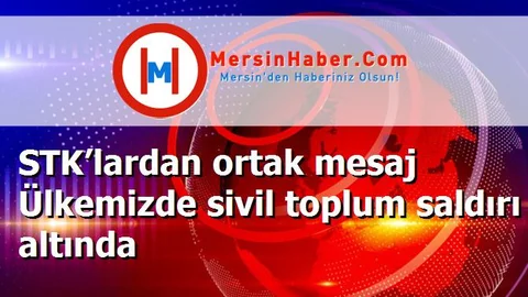 STK’lardan ortak mesaj Ülkemizde sivil toplum saldırı altında
