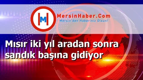 Mısır iki yıl aradan sonra sandık başına gidiyor