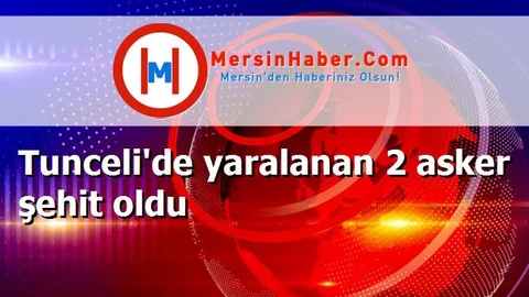 Tunceli'de yaralanan 2 asker şehit oldu
