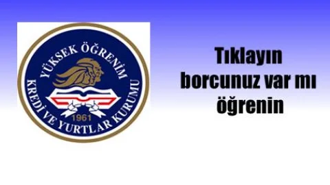 KYK Borç Sorgulama Burs Sonuçları Öğrenme