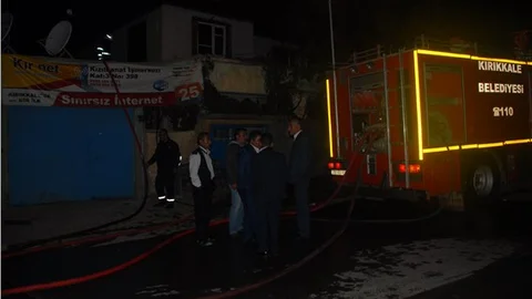 Kırıkkale'de korkutan yangın