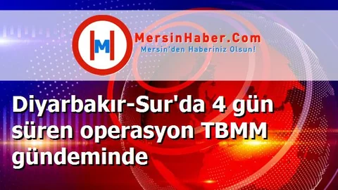 Diyarbakır-Sur'da 4 gün süren operasyon TBMM gündeminde