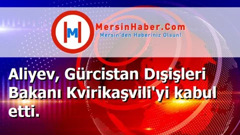 Aliyev, Gürcistan Dışişleri Bakanı Kvirikaşvili'yi kabul etti.