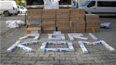 Ağrı'da 161 bin paket kaçak sigara ele geçirildi