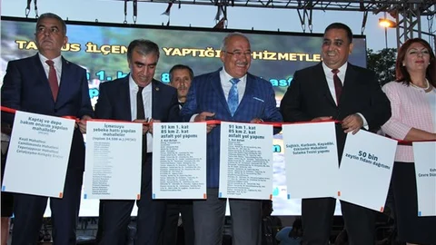 Tarsus’ta toplu açılış
