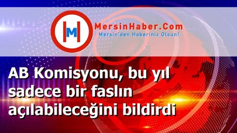AB Komisyonu, bu yıl sadece bir faslın açılabileceğini bildirdi