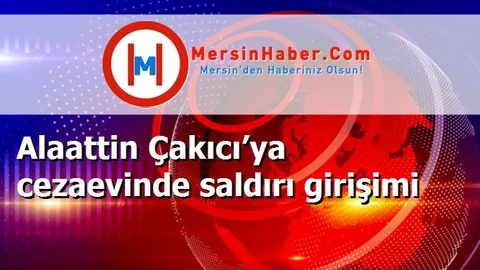 Alaattin Çakıcı’ya cezaevinde saldırı girişimi