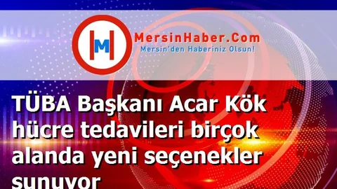 TÜBA Başkanı Acar Kök hücre tedavileri birçok alanda yeni seçenekler sunuyor