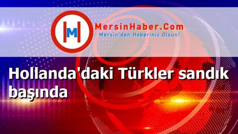 Hollanda'daki Türkler sandık başında