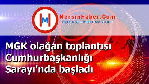 MGK olağan toplantısı Cumhurbaşkanlığı Sarayı'nda başladı