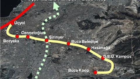 İzmir'de Buca metro hattının proje ihalesi için beş firma yarıştı