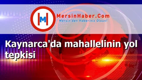 Kaynarca'da mahallelinin yol tepkisi