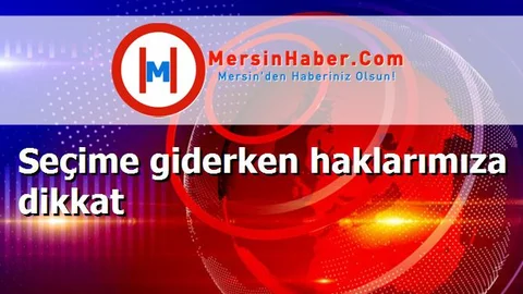 Seçime giderken haklarımıza dikkat