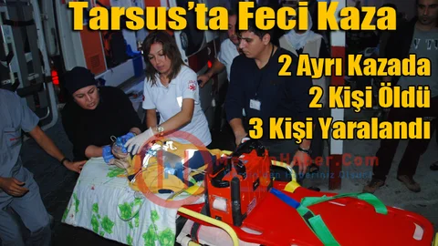 Damlama da  2 Ayrı Trafik Kazası 2 Ölü 3 Yaralı