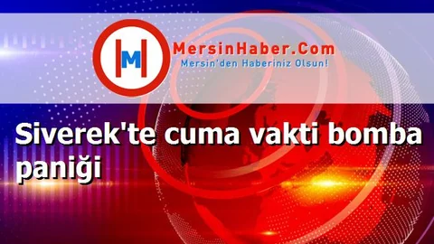 Siverek'te cuma vakti bomba paniği