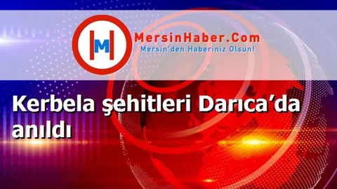 Kerbela şehitleri Darıca’da anıldı