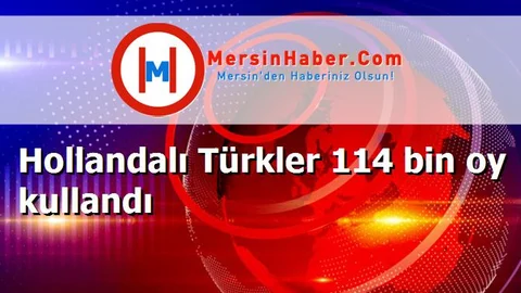 Hollandalı Türkler 114 bin oy kullandı