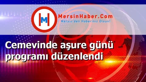Cemevinde aşure günü programı düzenlendi