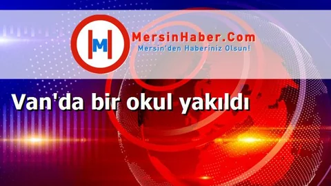 Van'da bir okul yakıldı