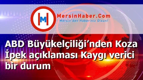 ABD Büyükelçiliği’nden Koza İpek açıklaması Kaygı verici bir durum