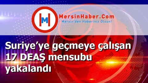 Suriye’ye geçmeye çalışan 17 DEAŞ mensubu yakalandı