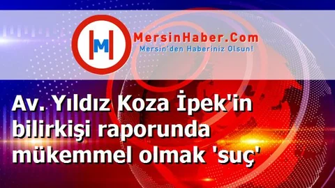 Av. Yıldız Koza İpek'in bilirkişi raporunda mükemmel olmak 'suç'