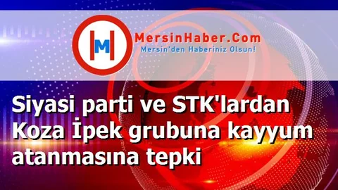 Siyasi parti ve STK'lardan Koza İpek grubuna kayyum atanmasına tepki