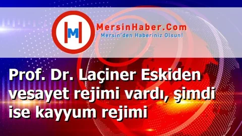 Prof. Dr. Laçiner Eskiden vesayet rejimi vardı, şimdi ise kayyum rejimi