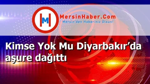 Kimse Yok Mu Diyarbakır’da aşure dağıttı