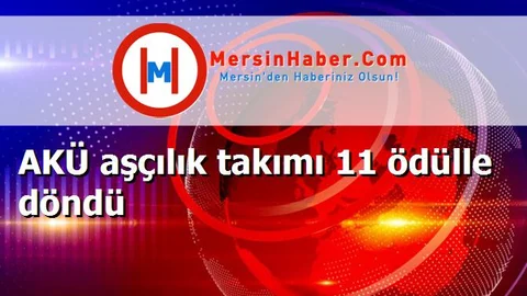 AKÜ aşçılık takımı 11 ödülle döndü
