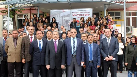 Sağlık çalışanlarından teröre tepki