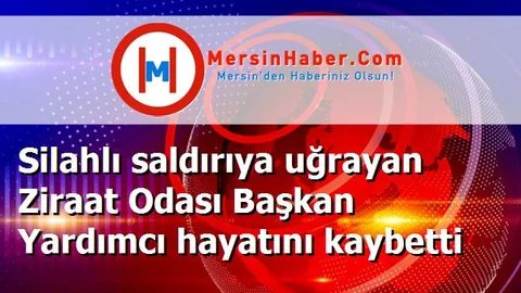 Silahlı saldırıya uğrayan Ziraat Odası Başkan Yardımcı hayatını kaybetti