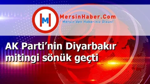 AK Parti’nin Diyarbakır mitingi sönük geçti