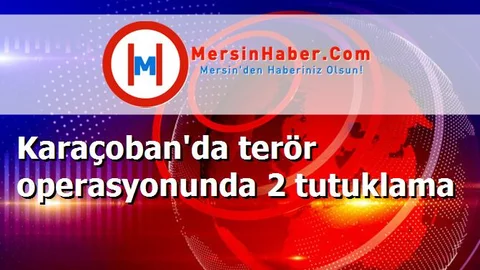 Karaçoban'da terör operasyonunda 2 tutuklama