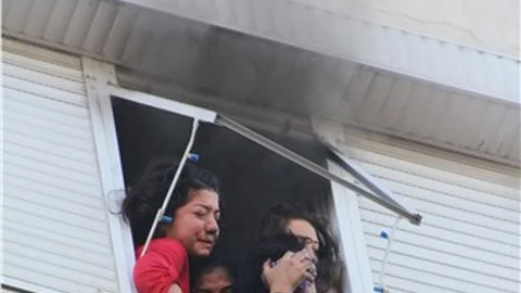 Öğrenciler yanmaktan son anda kurtuldu