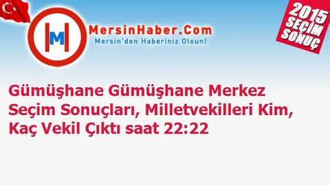 Gümüşhane Gümüşhane Merkez Seçim Sonuçları, Milletvekilleri Kim, Kaç Vekil Çıktı saat 22:22