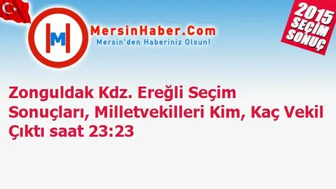Zonguldak Kdz. Ereğli Seçim Sonuçları, Milletvekilleri Kim, Kaç Vekil Çıktı saat 23:23