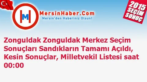 Zonguldak Zonguldak Merkez Seçim Sonuçları Sandıkların Tamamı Açıldı, Kesin Sonuçlar, Milletvekil Listesi saat 00:00