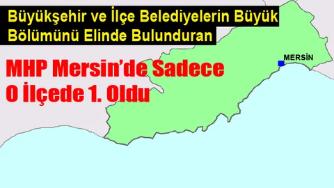 İşte MHP'nin Mersin'de Birinci Olduğu Tek İlçe