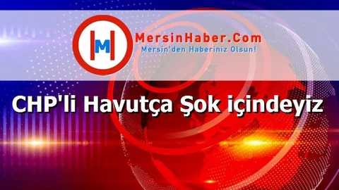 CHP'li Havutça Şok içindeyiz