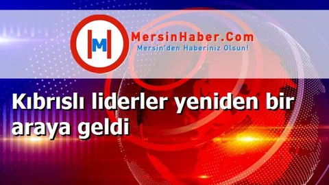 Kıbrıslı liderler yeniden bir araya geldi