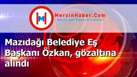 Mazıdağı Belediye Eş Başkanı Özkan, gözaltına alındı