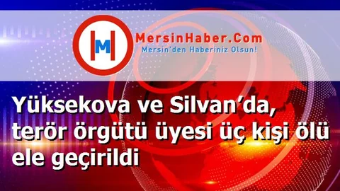 Yüksekova ve Silvan’da, terör örgütü üyesi üç kişi ölü ele geçirildi